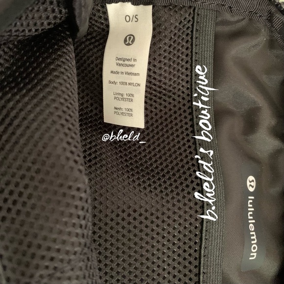 lululemon Everywhere Belt Bag *Extended Strap Black with Silver Zipper New NWT - Picture 7 of 14